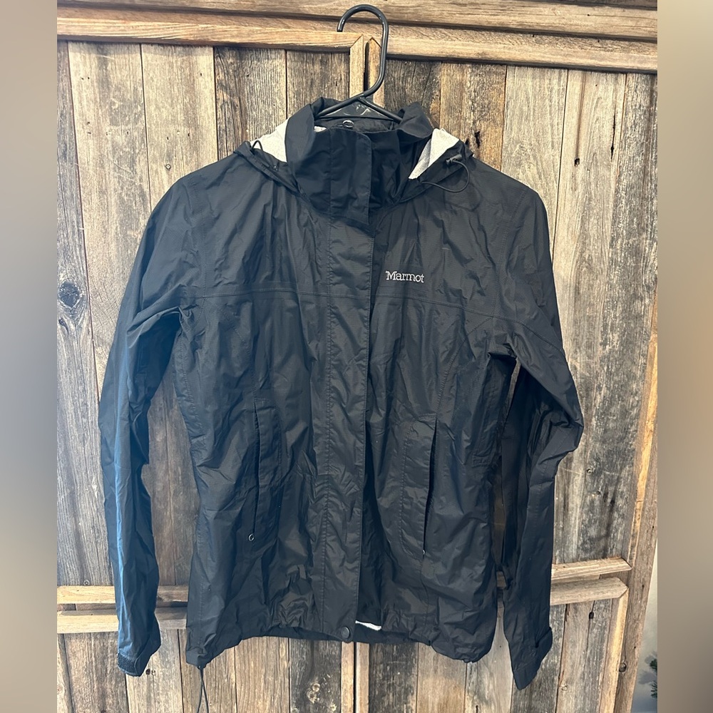 Marmot black rain jacket size XS